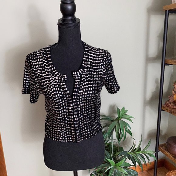 XX1 BLACK SEQUINED JACKET - Picture 2 of 4